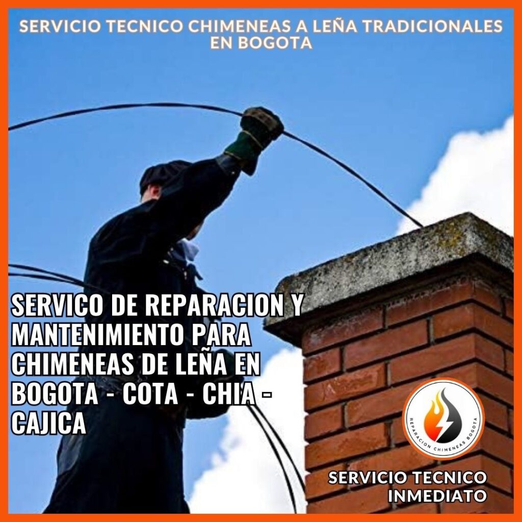 deshollinado y limpieza chimeneas de leña bogota