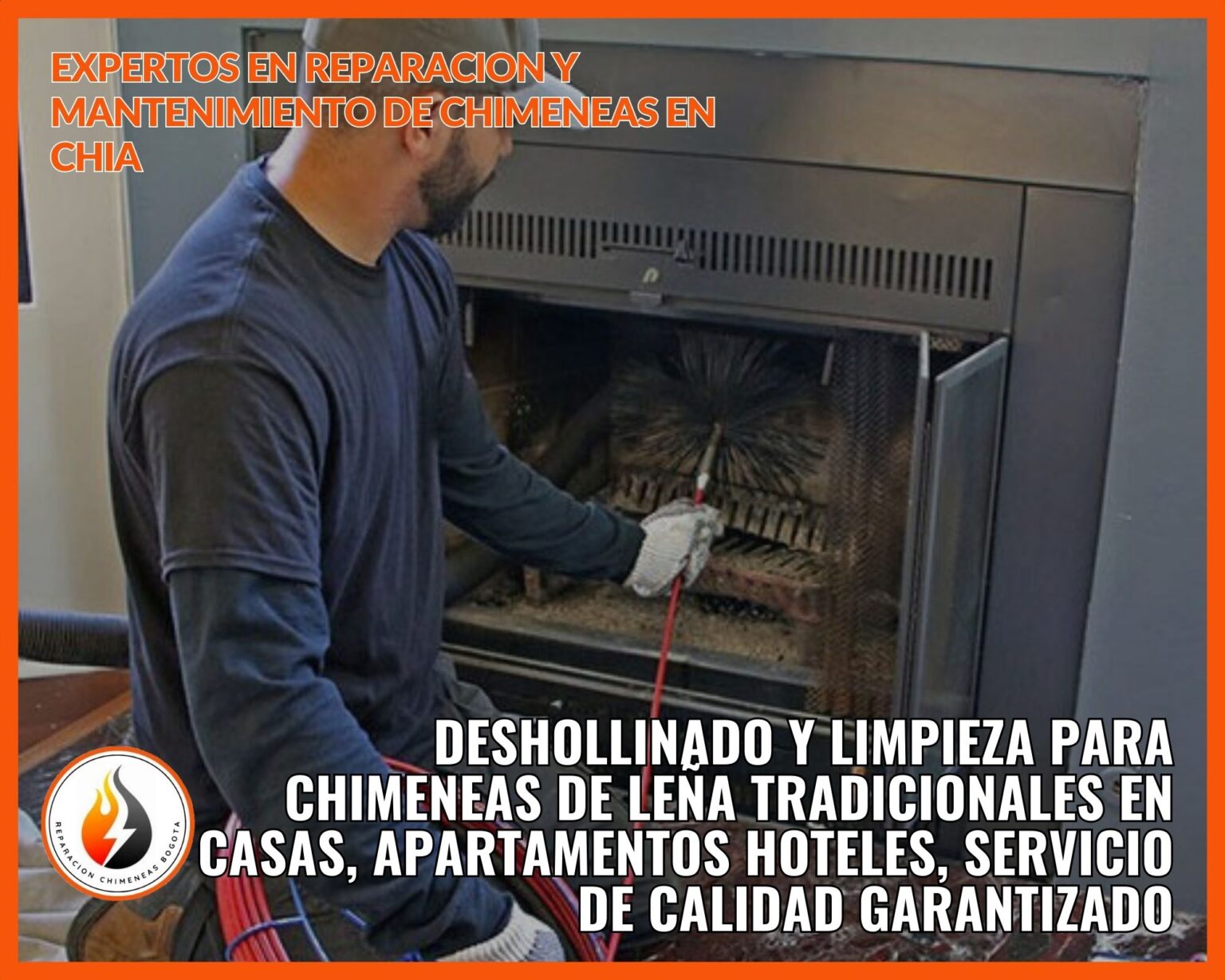 reparacion de chimeneas de leña en chia